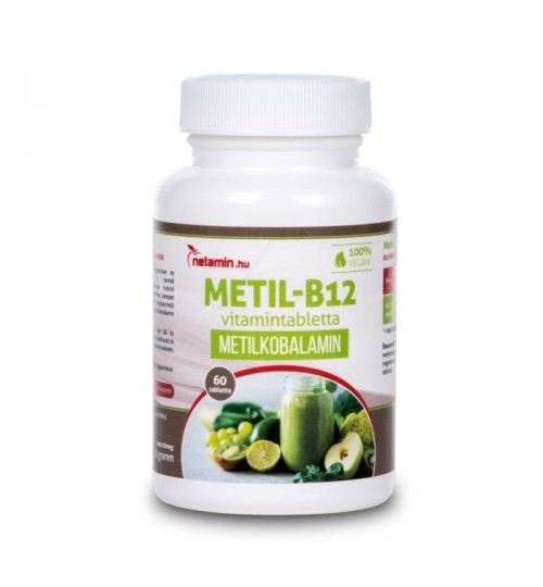 NETAMIN METIL-B12 VITAMINTABLETTA 60 db