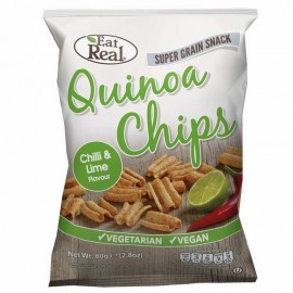 EAT REAL QUINOA CHIPS CHILIS ÉS LIMEOS